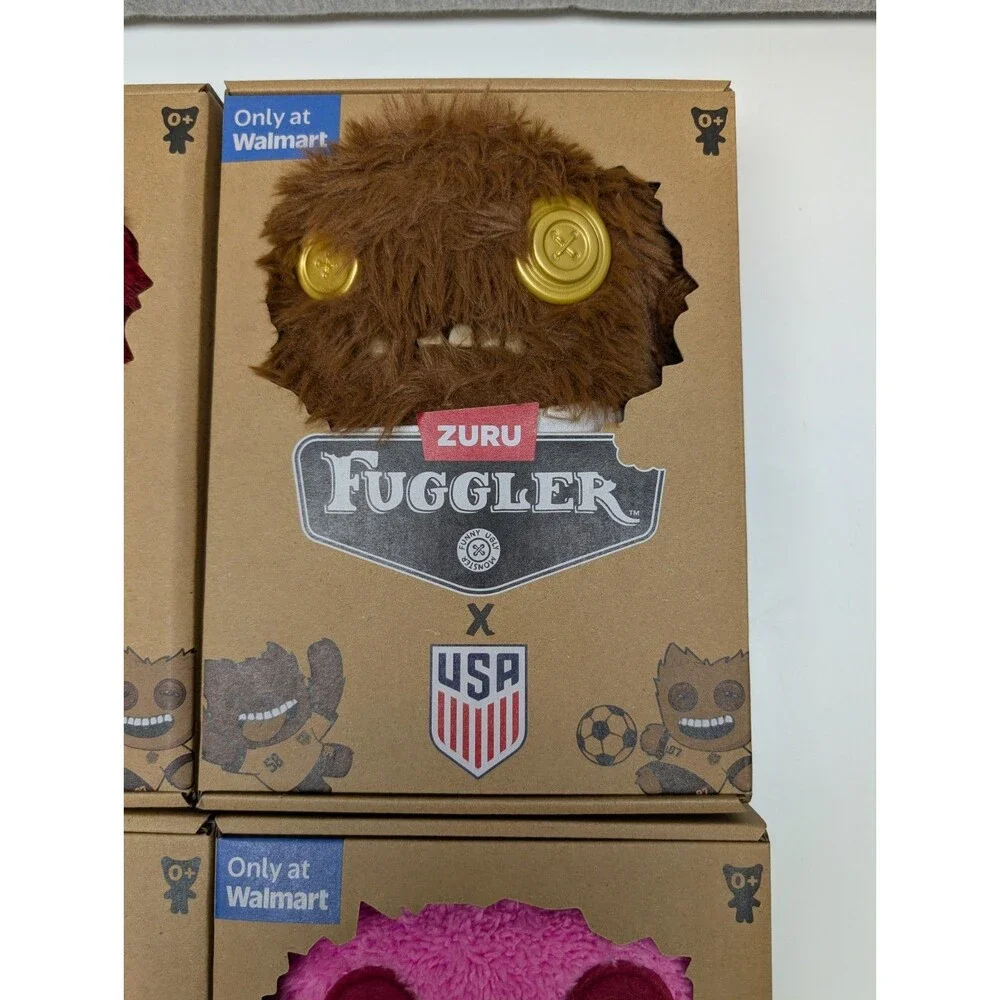 2026 ZURU = Fuggler  = USA soccer series = US SOCCER SET of 4 NEW in Package.